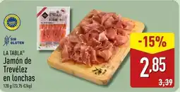 ALDI Trevelez - jamon de trevèlez en lonchas oferta