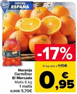 Carrefour Carrefour el mercado - naranja oferta