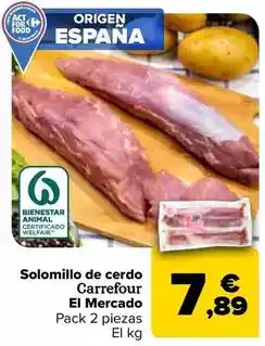 Carrefour Carrefour el mercado - solomillo de cerdo oferta