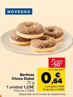 Carrefour Berlinas choco dubai oferta