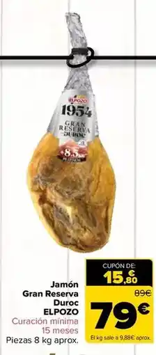 Carrefour Elpozo - jamon gran reserva duroc oferta