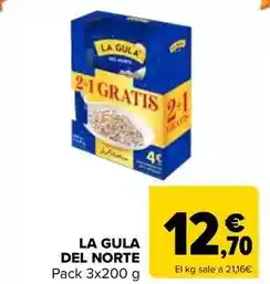 Carrefour La gula del norte - pack 3x200 g oferta