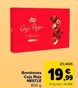 Carrefour Nestlé - bombones caja roja oferta