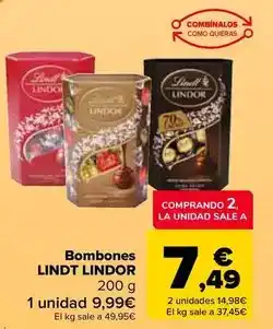 Carrefour Lindt - bombones lindor oferta