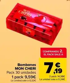 Carrefour Mon cheri - bombones oferta