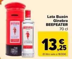 Carrefour Beefeater - lata buzon ginebra oferta