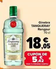 Carrefour Tanqueray - ginebra rangpur oferta