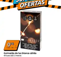 Action Guirnalda de luz blanca cálida oferta
