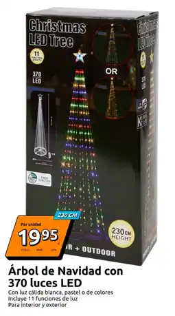 Action Árbol de Navidad con 370 luces LED oferta