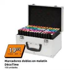 Action Marcadores dobles en maletín Déco Time oferta