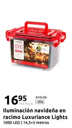 Action Iluminación navideña en racimo Luxuriance Lights oferta