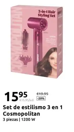 Action COSMOPOLITAN Set de estilismo 3 en 1 oferta