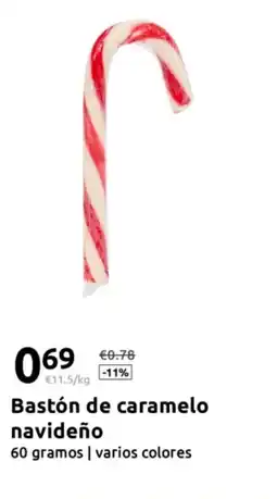 Action Bastón de caramelo navideño oferta