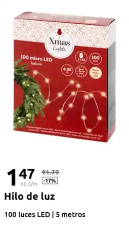 Action Hilo de luz oferta