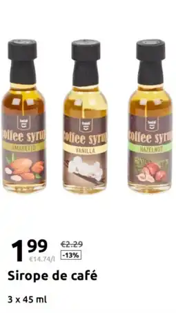 Action Sirope de café oferta