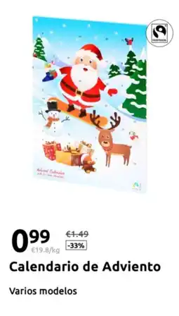 Action Calendario de Adviento oferta