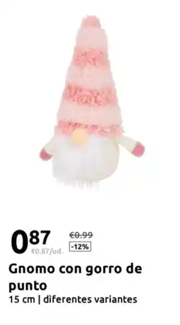 Action Gnomo con gorro de punto oferta