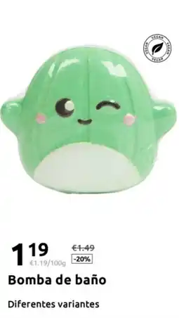 Action Bomba de baño oferta