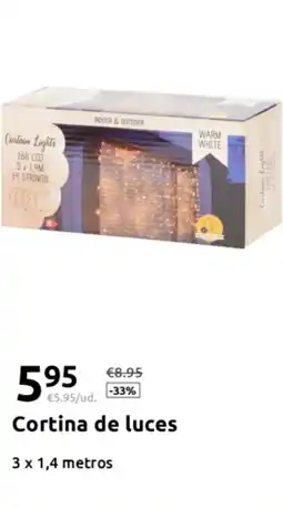 Action Cortina de luces oferta