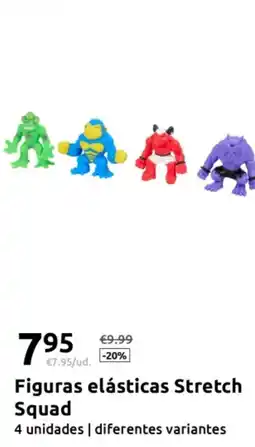 Action Figuras elásticas Stretch Squad oferta