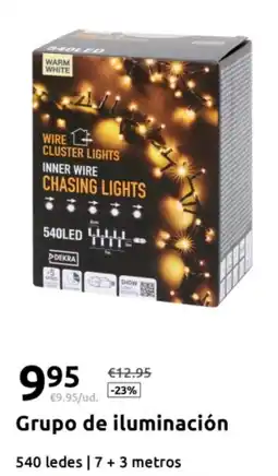 Action Grupo de iluminación oferta