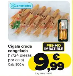 Carrefour Market Cigala cruda congelada oferta