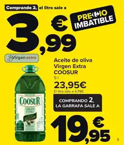 Carrefour Market COOSUR Aceite de oliva Virgen Extra oferta