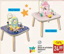 ALDI Toylino - mesas de actividades montessori oferta
