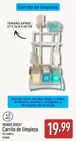 ALDI Mundo diver - carrito de limpieza oferta