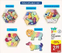 ALDI Toylino - puzle apilable oferta