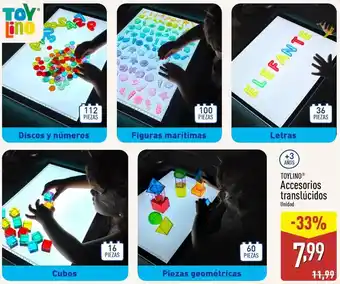 ALDI Toylino - accesorios translúcidos oferta