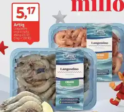 Suma Supermercados Artic - langostino cruso o cuits oferta