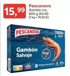 Suma Supermercados Pescanova - gambó cru oferta