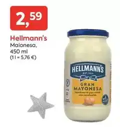 Suma Supermercados Hellmann's - maionesa oferta