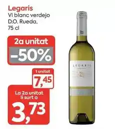 Suma Supermercados Legaris - vi blanc verdejo d.o. rueda oferta