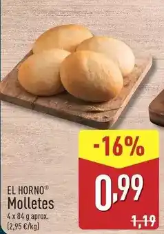 ALDI Horno de oro - molletes oferta