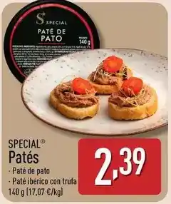 ALDI Special - paté de pato oferta