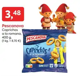 Suma Supermercados PESCANOVA Caprichos a la romana oferta