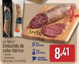 ALDI Embutido de cebo iberico oferta