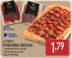 ALDI Embutidos ibericos oferta