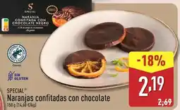 ALDI Special - naranjas confitadas con chocolate oferta