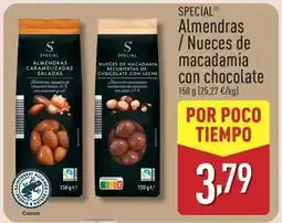 ALDI Special - almendras / nueces de macadamia con chocolate oferta