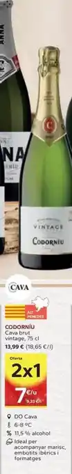 Codorniu - cava brut vintage