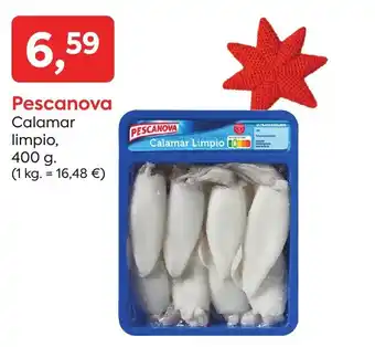 Suma Supermercados PESCANOVA Calamar limpio, oferta