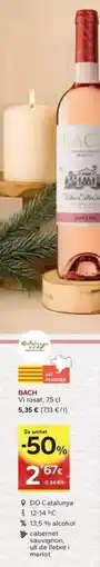 Caprabo Bach - vi rosat oferta