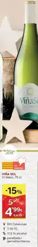 Caprabo Viña sol - vi blanc oferta