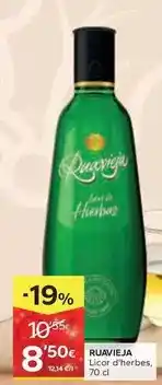 Caprabo Ruavieja - licor d'herbes oferta