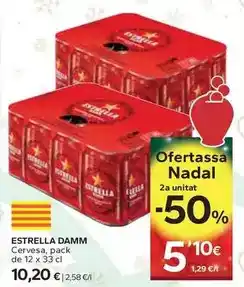 Caprabo Estrella damm - cervesa oferta