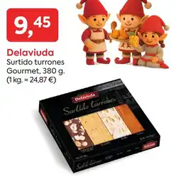 Suma Supermercados DELAVIUDA Surtido turrones Gourmet oferta
