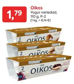 Suma Supermercados OIKOS Yogur variedad oferta